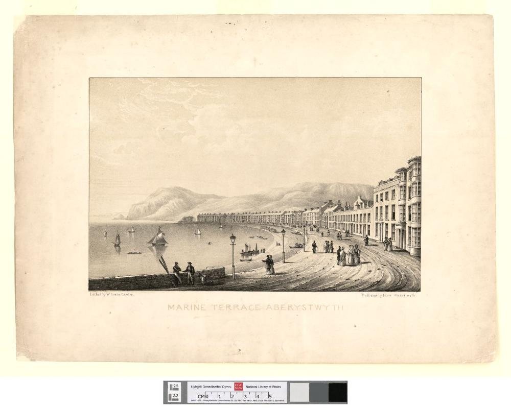 Historic view of Aberystwyth